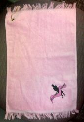 Pink Preaching Woman Hand-Towel